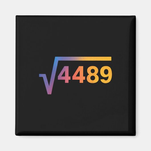 67 Six Seven 6-7 Meme  Magneet (Voorkant)