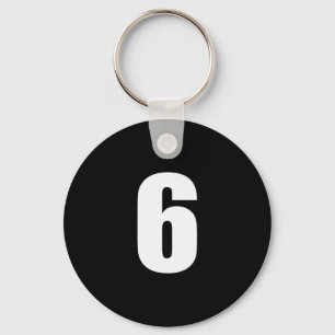 67 Six Seven 6 7 Meme-ontwerp Funny 6 7 Voorkant C Sleutelhanger