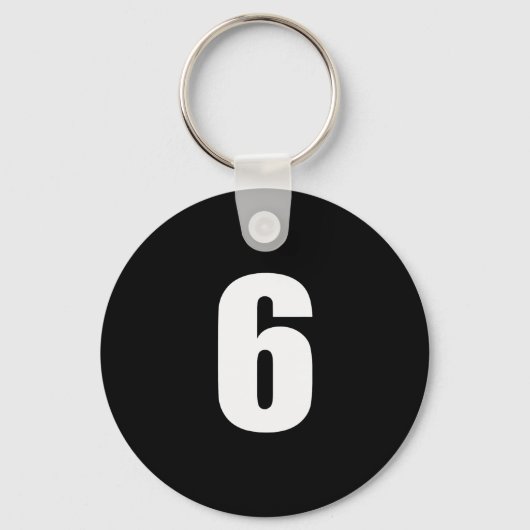 67 Six Seven 6 7 Meme-ontwerp Funny 6 7 Voorkant C Sleutelhanger (Voorkant)