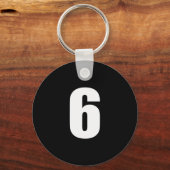 67 Six Seven 6 7 Meme-ontwerp Funny 6 7 Voorkant C Sleutelhanger (Voorkant)