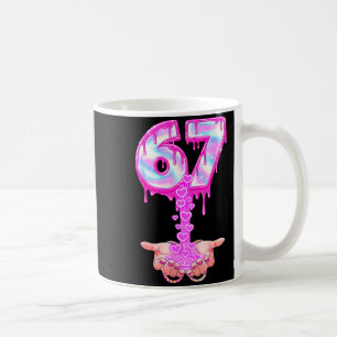 67 Six Seven 6 7 Meme Valentijnen Grappig Vrouwen Koffiemok
