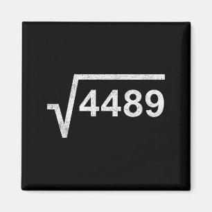 67 Six Seven 6-7 Meme Vierkantswortel 4489 Informe Magneet