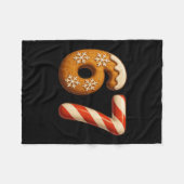 67 Six Seven 6-7 Peperkoek Kerststok Kerstmis  Fleece Deken (Voorkant (Horizontaal))