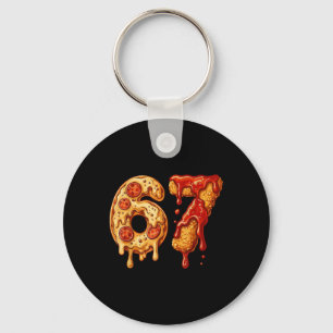 67 Six Seven 6-7 Pizza & Chicken Nugget - Kids Bra Sleutelhanger