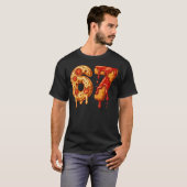 67 Six Seven 6-7 Pizza Chicken Nugget - Kids Brai T-shirt (Voorkant volledig)