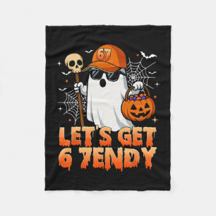 67 Six Seven 6 7endy Laten we Sendy Meme Hallowee Fleece Deken