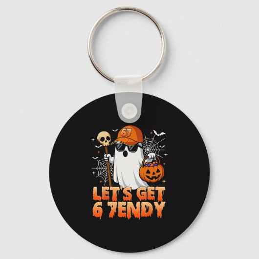67 Six Seven 6 7endy Let's Get Sendy Meme Hallowee Sleutelhanger (Voorkant)