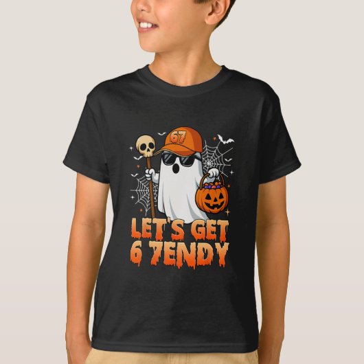 67 Six Seven 6 7endy Let's Get Sendy Meme Hallowee T-shirt (Voorkant)