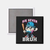 67 Six Seven Baseball Ijs Drip Nummer 67 Pla Magneet (Voorkant / Achterkant)