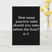 67 Six Seven Brainrot Gen Alpha Grappig Rapport Le Kaart (Gele Bloem)