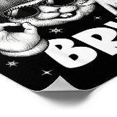 67 Six Seven Bruh Cute Bunny Face With Sungles Eas Poster (Hoek)