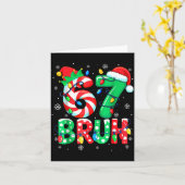 67 Six Seven Bruh Funny Christmas 6 7 Meme Men Wom Kaart (Gele Bloem)