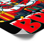 67 Six Seven Bruh Funny Christmas 6 7 Meme Men Wom Poster (Hoek)