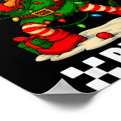 67 Six Seven Bruh Funny Christmas Dabbing Elf 6 7  Poster (Hoek)