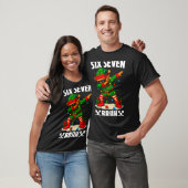 67 Six Seven Bruh Funny Christmas Dabbing Elf 6 7  T-shirt (Unisex)