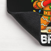 67 Six Seven Bruh Funny Christmas Dabbing Gingerbr Muismat (Hoek)