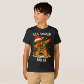 67 Six Seven Bruh Funny Christmas Dabbing Gingerbr T-shirt (Voorkant volledig)