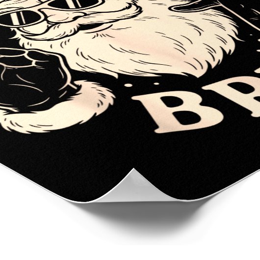 67 Six Seven Bruh Funny Christmas Santa 6 7 Meme  Poster (Hoek)