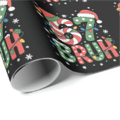 67 Six Seven Bruh Grappig Kerst 6 7 Meme Cadeaupapier (Rol Hoek)