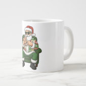 67 Six Seven Bruh Grappig Kerstmis | 6 7 Meme Fees Grote Koffiekop (Voorkant rechts)