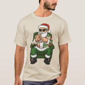 67 Six Seven Bruh Grappig Kerstmis | 6 7 Meme Fees T-shirt (Voorkant)