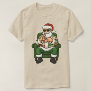 67 Six Seven Bruh Grappig Kerstmis 6 7 Meme Fees T-shirt