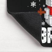 67 Six Seven Bruh Snowman Building Blocks Christma Muismat (Hoek)