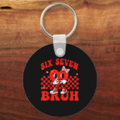 67 Six Seven Bruh Valentijnsdag 6 7 Meme Matching Sleutelhanger (Voorkant)