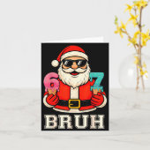 67 Six Seven Burh Funny Christmas 6 7 Meme Men Wom Kaart (Gele Bloem)