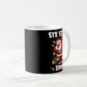 67 Six Seven Burh Funny Christmas 6 7 Meme Men Wom Koffiemok (Voorkant rechts)