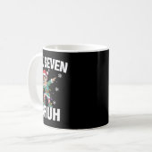 67 Six Seven Burh Grappig Kerstmis 6 7 Meme Mannen Koffiemok (Voorkant links)