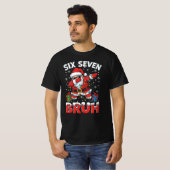 67 Six Seven Burh Grappige Kerst T-shirt 6 7 Meme (Voorkant volledig)