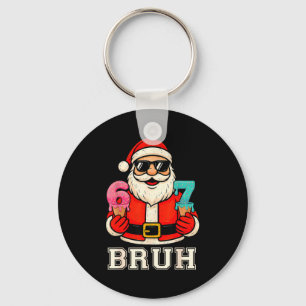 67 Six Seven Burh Grappige Kerstmis 6 7 Meme Manne Sleutelhanger
