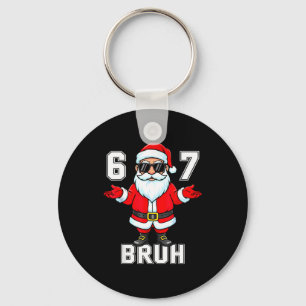 67 Six Seven Burh Grappige Kerstmis 6 7 Meme Manne Sleutelhanger