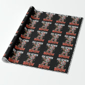 67 Six Seven Burh Kerstman Dab Kerstmis 6 7 Meme Cadeaupapier (Uitgerold)