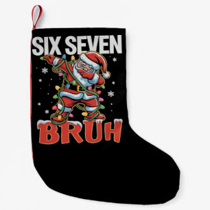 67 Six Seven Burh Kerstman Dab Kerstmis 6 7 Meme Kleine Kerstsok