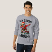 67 Six Seven Burh Kerstman Dabbing Trui (Voorkant volledig)