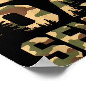 67 Six Seven Camo Deer Buck Meme Funny Hunting Out Poster (Hoek)