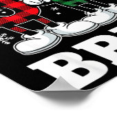 67 Six Seven Christmas Bruh Funny Italian Brainrot Poster (Hoek)