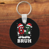 67 Six Seven Christmas Bruh Funny Italian Brainrot Sleutelhanger (Voorkant)