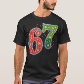 67 Six Seven Christmas Funny Meme 67 Couples Chris T-shirt (Voorkant)