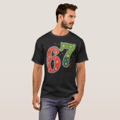 67 Six Seven Christmas Funny Meme 67 Couples Chris T-shirt (Voorkant volledig)
