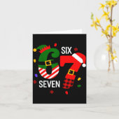 67 Six Seven Christmas  Kaart (Gele Bloem)