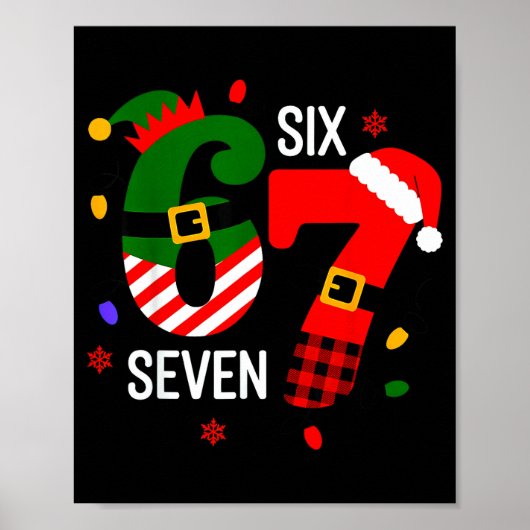 67 Six Seven Christmas Poster (Voorkant)