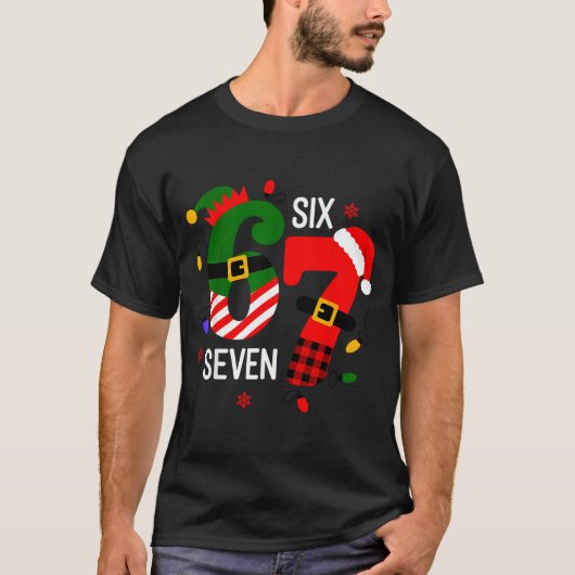 67 Six Seven Christmas  T-shirt (Voorkant)