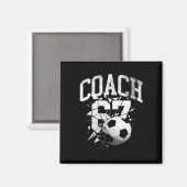 67 Six Seven Coach Voetbal Gen Alpha Brainrot Meme Magneet (Voorkant / Achterkant)