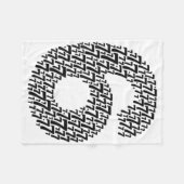 67 Six Seven Cool bijpassend 6 en 7 ontwerp leuk 6 Fleece Deken (Voorkant (Horizontaal))