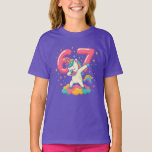 67 Six Seven Eenhoring Retro Popcultuur T-shirt
