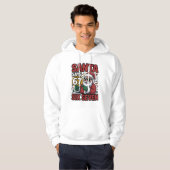 67 Six Seven Funny Christmas Santa Meme Hoodie (Voorkant volledig)