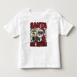 67 Six Seven Funny Christmas Santa Meme Kinder Shirts